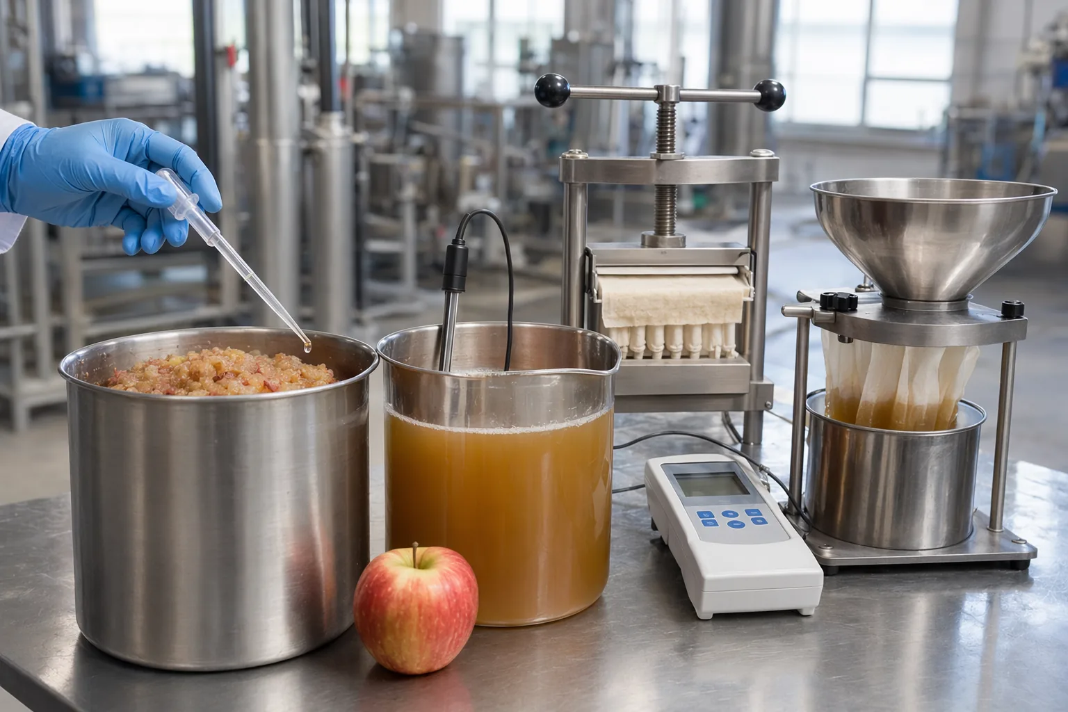 Pectinase Apple Juice Experiment: Formulating for Higher Juice Extraction